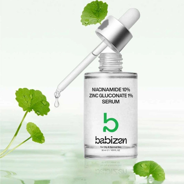 بابیزن - سرم ضدلک پوست مدل Niacinamide 10% + Zinc Gluconate 1% مناسب برای پوست چرب و نرمال حجم 30 میلیلیتر