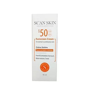 اسکن اسکین - کرم ضدآفتاب رنگی پوست نرمال تا مختلط SPF50