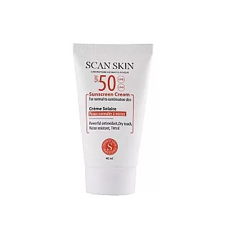 اسکن اسکین - کرم ضدآفتاب رنگی پوست نرمال تا مختلط SPF50